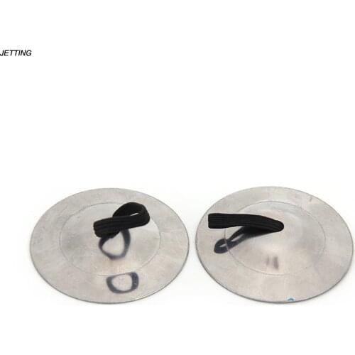 2PCS of Belly Dance Texture Pattern Finger Cymbals ZillsMusical Instrument Parts & Accessories 30g