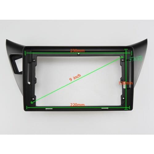 9 INCH Car Audio Frame GPS Navigation Fascia Panel Car dvd Plastic Frame Fascia is suitable for 2001-2007 MITSUBISHI LANCER