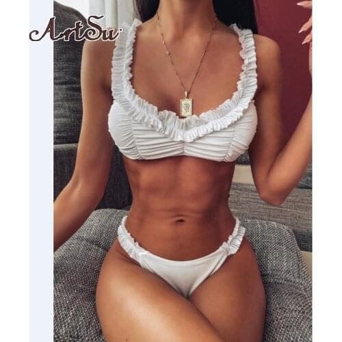 Белые купальники ArtSu China At AliExpress