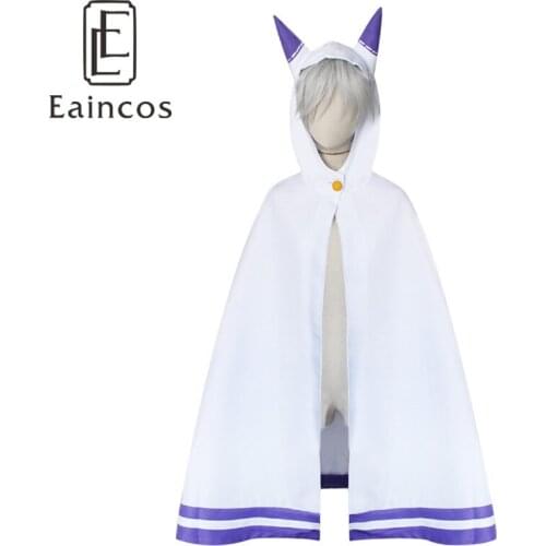 Free Shipping Anime Re: Life in a Different World from Zero Emilia Cosplay Halloween Party Costume Cloak White Cute Cape