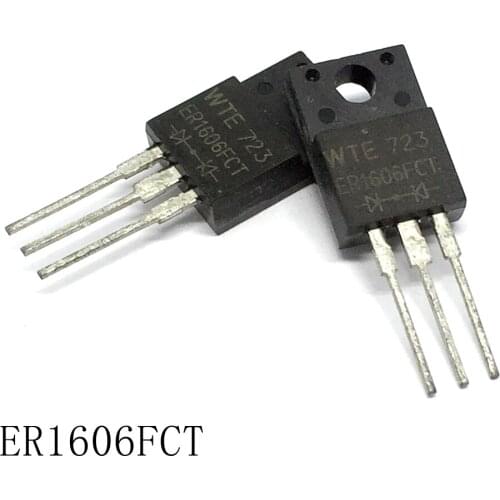 Fast Recovery Rectifiers ER1606FCT TO-220F 16A/600V 10pcs/lots new in stock
