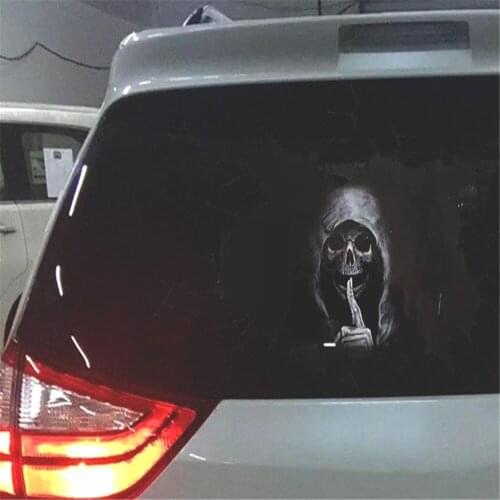 For Happy Halloween Wall Floor Sticker Horror Wall Stickers Silent Skull Sticker car Window Home Decoration Decal Decor Party