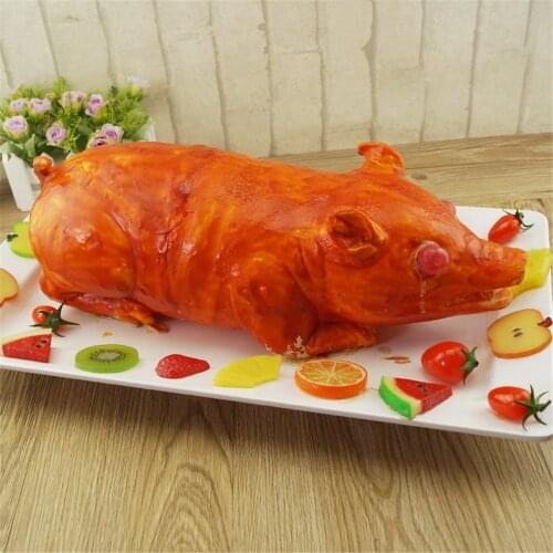 Supermarket shopping mall hotel restaurant eating house store decor fake simulation roast suckling pig pork meat model props