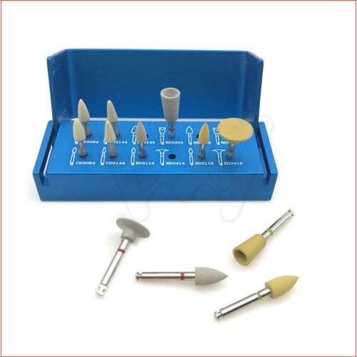 RA3112 Dental Diamond Polishing Set for zirconia For Dental Clinic Low Speed Contra Angle Grinding Head