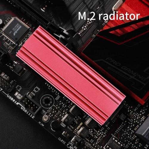 M.2 Heat Sink Cooling Pads 2280 NVMe SSD Heat Disk Aluminum Heat Sink Dissipation Radiator Thermal Pad for m2 Desktop PC