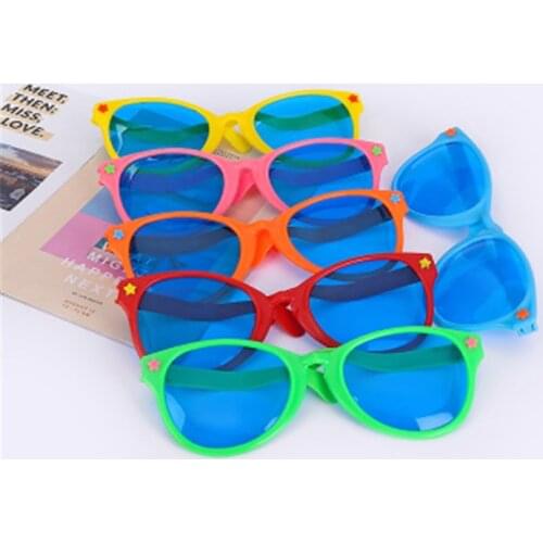 Plastic Glasses Party Props Big Glasses Party Glasses Christmas Birthday Halloween Party Decoration Supplies