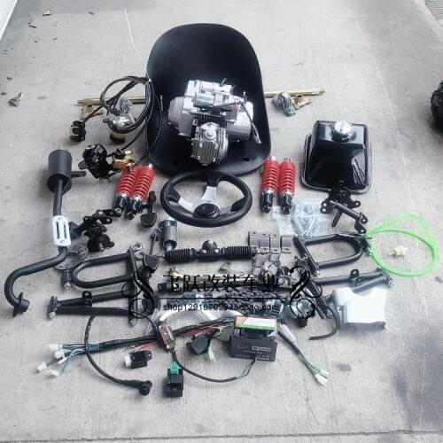 Steel Pipe Modification Frame Front and Rear Suspension Steering Rear Axle Rear Axle 7-Inch Tire