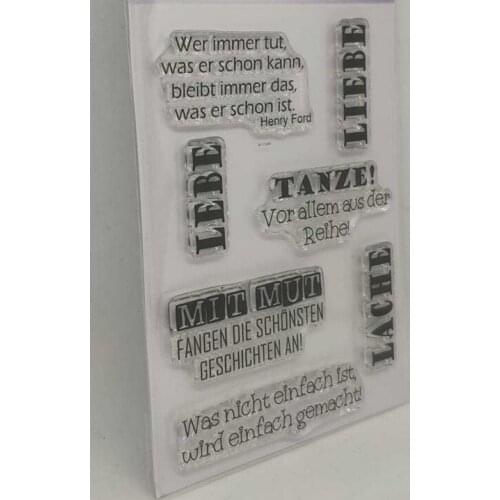 Stamp Clear Stamps for Scrapbooking Transparent Silicone Rubber DIY Photo Album Decor 0882