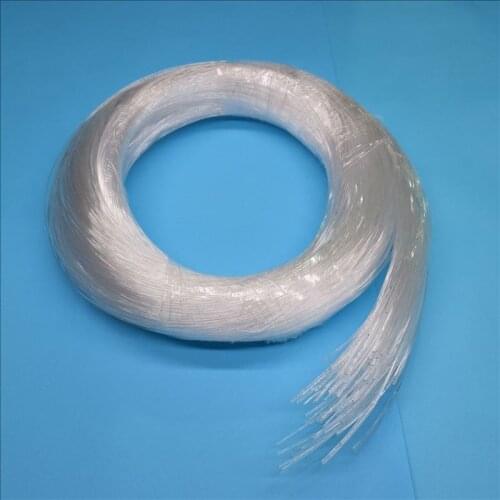500PCS X 1mm diameter X 2meter long end glow plastic PMMA fiber optical cable for ceiling starry star using free shipping