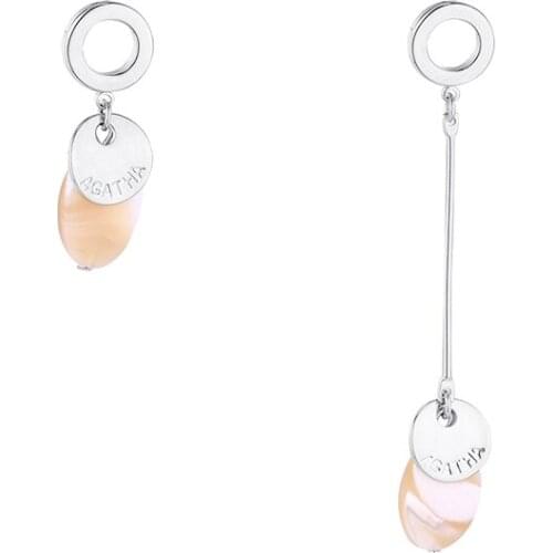 TONGKWOK Bohemia Exaggeration Dangle Earrings For Women Silk Thread Tassel Metal Long Chandelier Earrings #136239