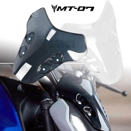 Wind Windshield Extension For Yamaha MT-07 MT07 MT 07 mt07 2021 Motorcycle Front New Accessories Windscreen Air Deflector Parts