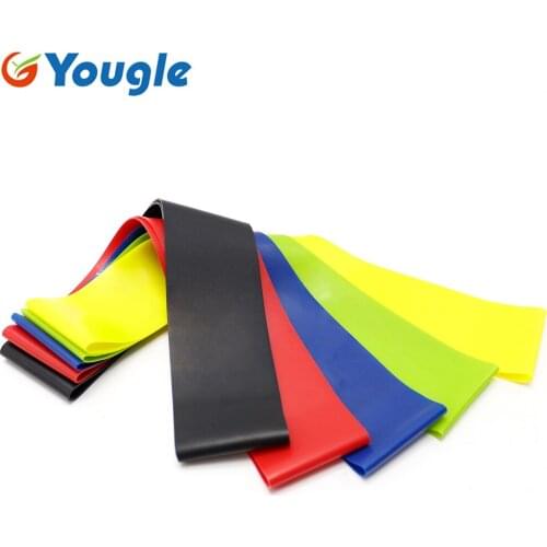 YOUGLE 5 Pcs/Lot Yoga Resistance Band Belt Loops Strap For Strength Training Fitness