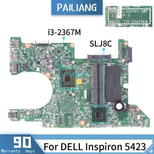 00N85M For DELL Inspiron 5423 CN-00N85M 11289-1 SR0CV i3-2367M Mainboard Laptop motherboard tested OK