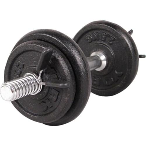 2pcs 25mm Collars Barbell Collar Lock Dumbell Clips Clamp Weight Lifting Bar Gym Dumbbell Fitness Spring Body Building #P2