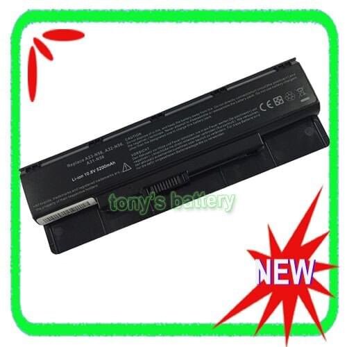 5200mAh A32-N56 A31-N56 A33-N56 Laptop Battery For Asus N46 N56 N76 N46V N56V N56VJ N56VM N56VZ N46VJ N46VM N56D N76V N76VM
