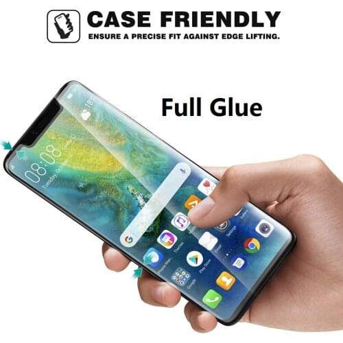 5D Curved Full Glue Tempered Glass For Huawei Mate 20 Pro Full Cover Screen Protector For Huawei Mate20 pro Full Adhesive Glass