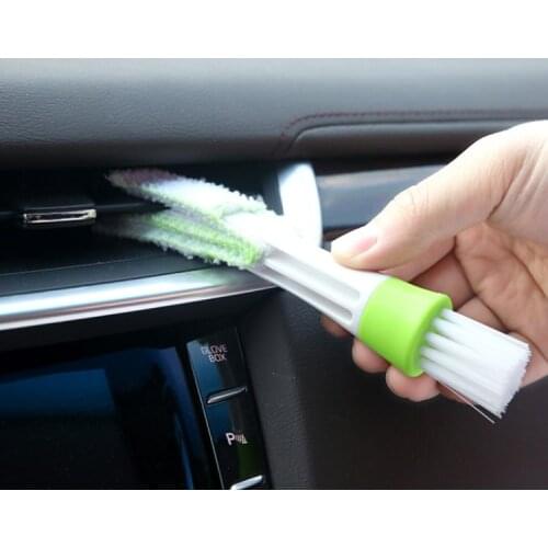 Car Air Conditioning Outlet Dashboard Double Headed Cleaning Brush Car dust Interior Brush Wash Brush car Car Cleaning Brush