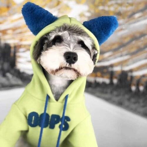 Hot Sale Dog Cute Winter Warm Outfit Teddy Dog Fleece Good Quality Cotton Cloth Fashion New York Style