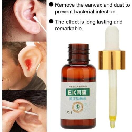 Ear Acute Otitis Drops Chinese Herbal Medicine For Ear Tinnitus Sore Deafne Health Caring