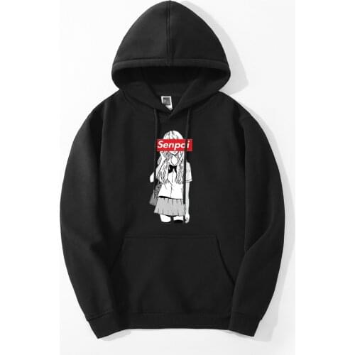 Girl Printed Anime Hooded Tracksuit Men 2019 Autumn Winter Sweatshirt Slim Fit Fashion Hoodies Casual Harajuku Mens Sportswear