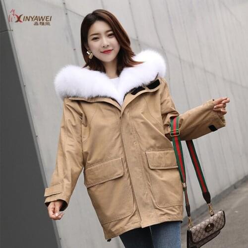 Fashion Hot The New Fur Coat In The Fall And Winter,The Female School Overcomes Coat,Fox,Raccoon,Short Hair And Inner Cap