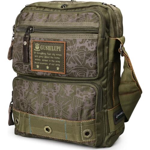New Ruil Men Camouflage Outdoor Camouflage Shoulder Bags Waterproof Oxford Cloth Casual Travel Crossbody Bags