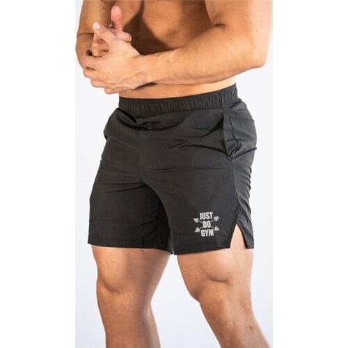 2021 Mens Brand Workout Fashion Gym Training Shorts Men Sports Casual Clothing Fitness Running Quick-drying Compression Shorts
