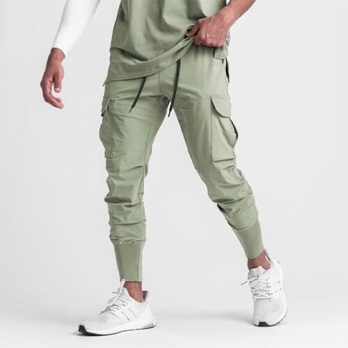 Men‘s 2021 Fall Men‘s Pants Trendy Brand Loose Straight Slim Sweatpants Jogging Bunch Cargo Pants Men‘s Pants -40