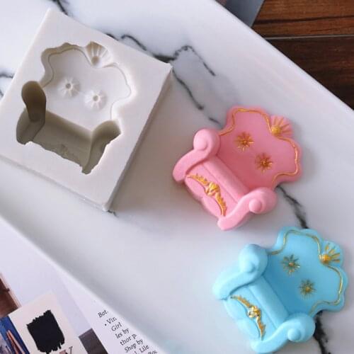 Aouke 3D sofa soft candy mold fondant cake decoration tool chocolate mold silicone mold