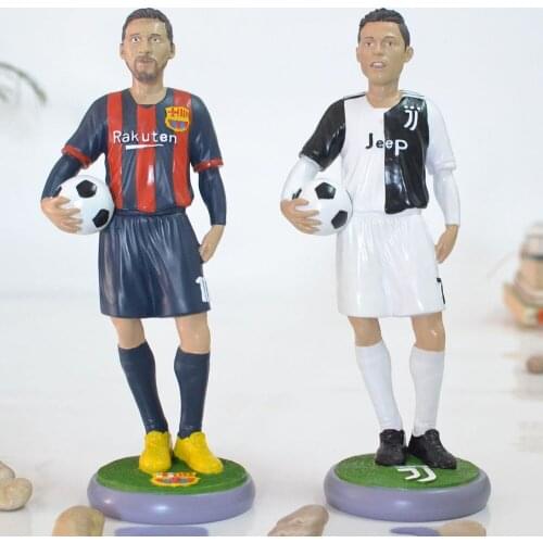 New 29CM Large Football Star Figure Doll Kids Adult Toys Car Decoration Massey-Ronaldo Model Fans Christmas Surprise Gift