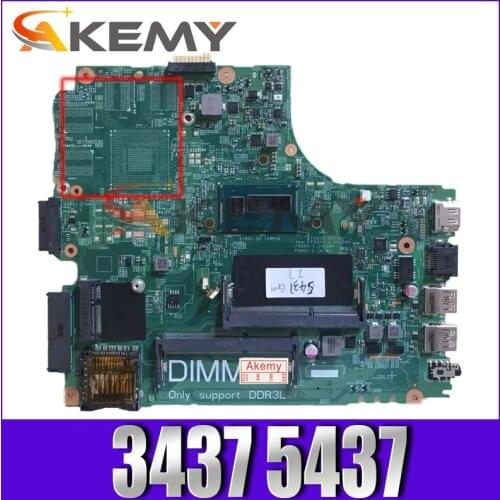 Original Laptop motherboard For DELL Inspiron 14R 3437 5437 Core 2955U Mainboard DOE40-HSW 12307-2 PWB VKJ89 CN-09DJXD 09DJXD