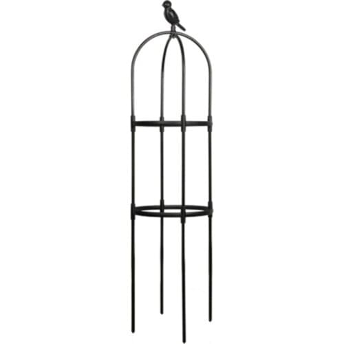 Trellis Cherry Tomatoes Plant Support Garden Clematis Plants Roses Climbing Black White Gardening Easy To Assemble 120CM Vines