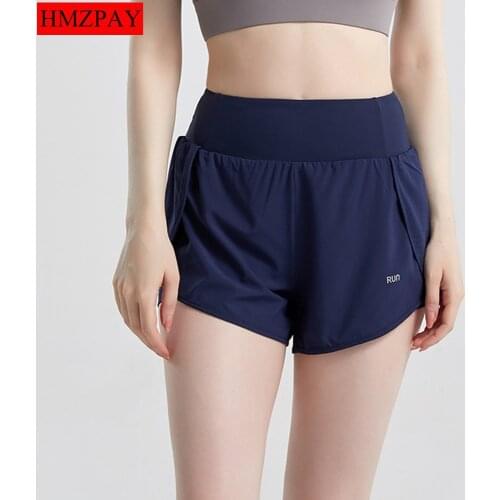 Sports Shorts Womens Summer Anti-Lighting Casual Quick-Drying Running Fitness Pants Loose High Waist Dance Yoga Pants
