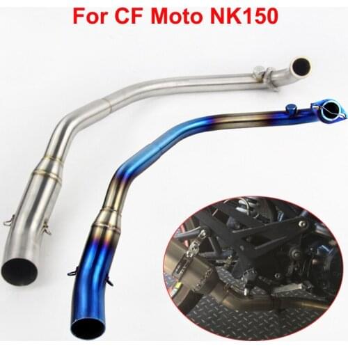 Slip for CF Moto NK150 Motorcycle System Exhaust Front Header Link Connect Pipe