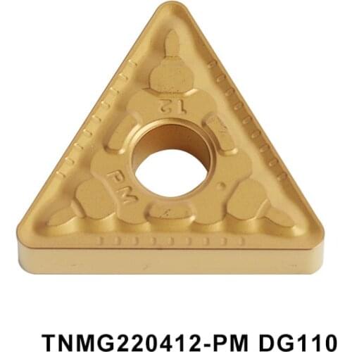 10PCS TNMG220412 PM Carbide Turning Inserts Original TNMG Good Quality CNC Lathe Cutter Tools for Steel