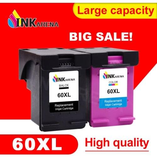 INKARENA Remanufactured Cartridge Replacement For HP 60 XL Ink Deskjet C4635 C4640 C4650 C4680 C4740 C4750 C4780 C4795 Printer