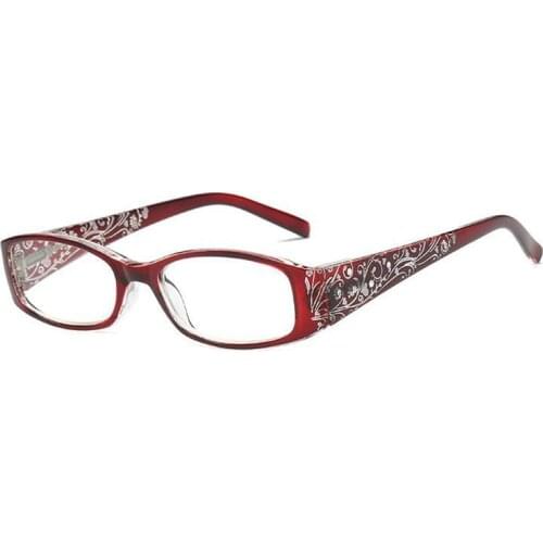 Womens New Reading Glasses Fashion Elegant Purple Anti-radiation With Diamond Glasses R241