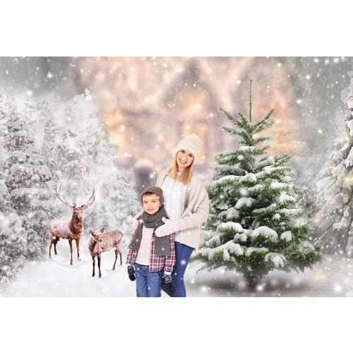 Winter Newborn Baby Photo Background Rainbow Sonwflake Bokeh Glitter Birthday Photography Backdrop Photocall Christmas Party