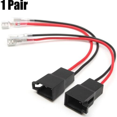 2Pcs 15cm Speaker Cable Adaptor Plug Connectors Sudio Wire Connector For Vauxhall /Renault /Volkswagen /Nissan /Audi A2 A4