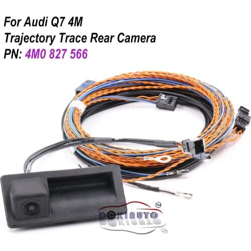 4M0827566 Rear View Camera Trunk handle with High Guidance Line Wiring harness For Audi Q7 4M 4M0 827 566