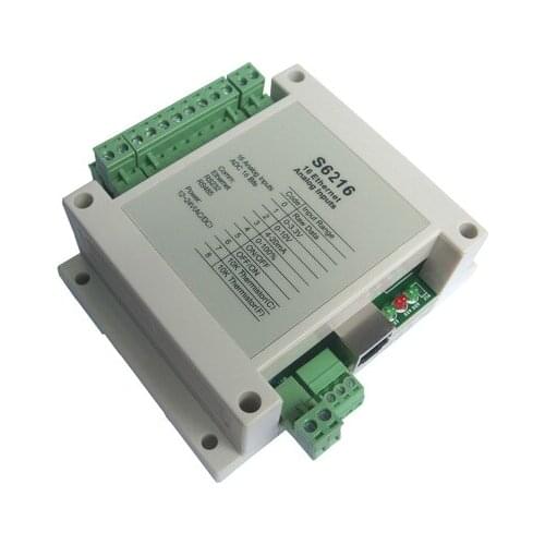 Ethernet 16AI 16 analog input module 16-bit resolution and 100k sample, Modbus TCP IP and RS485 Modbus 0-10V 4-20mA NTC