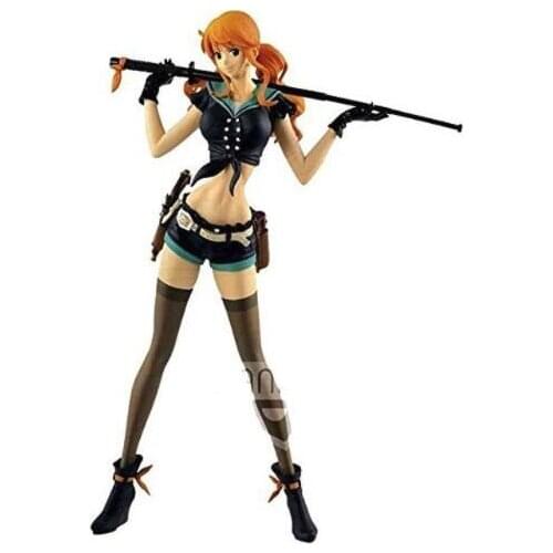 Anime One Piece FLAG DIAMOND SHIP FDS ONE PIECE Nami CODE:B Collection PVC Figure Model Toys