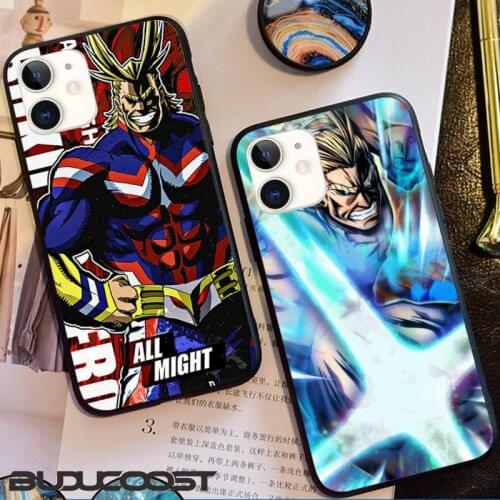 Reall My Hero Academia ALL MIGHT Phone Case for iphone 11 Pro 11 Pro Max X XS XR XS MAX 8plus 7 6splus 5s se 7plus SE 2020 case