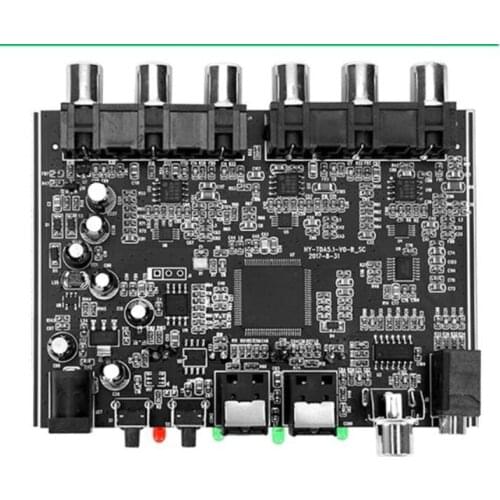 DAC Module 5.1 Channel AC-3 PCM Digital Optical Coaxial DTS RCA HiFi Stereo Audio Home Theater Decoder Decoding Board Amplifier
