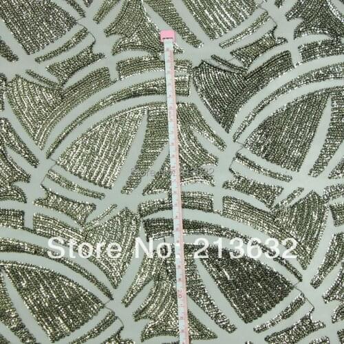 D po77 Kind of polyester fabric is half arc bead piece of cloth embroidered embroidered cloth textile manufacturers selling