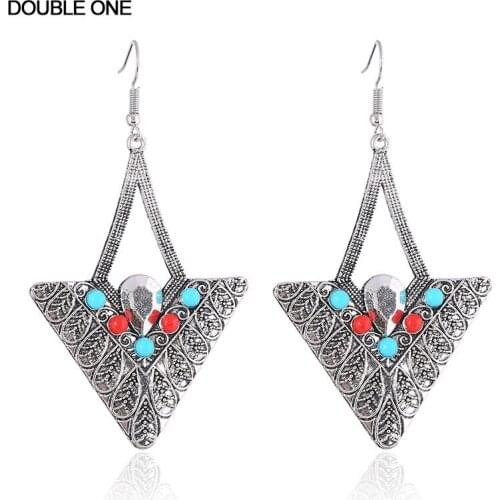 Double One Women's Gold Earrings