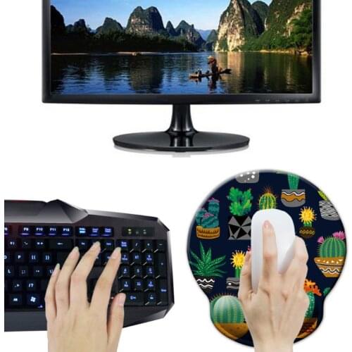 EVA Mouse Mat Wrist Guard Bracer Soft Memory Foam Computer Games Mouse Mice Pad Q1JC