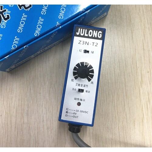 JULONG Z3N-T2 Photoelectric Switch Bag Making Electromechanical Eye Correction Sensor Color Code Photoelectric Eye Red Green