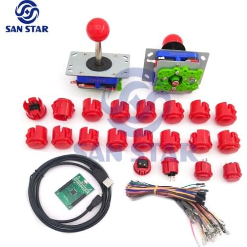 Amusement and Gaming Machines with two players Arcade controller Push Button and zippy Joystick