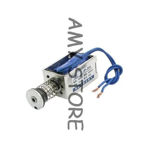 JF-Z05 DC12V 45N Force 10mm Stroke Open Frame Solenoid Electromagnet